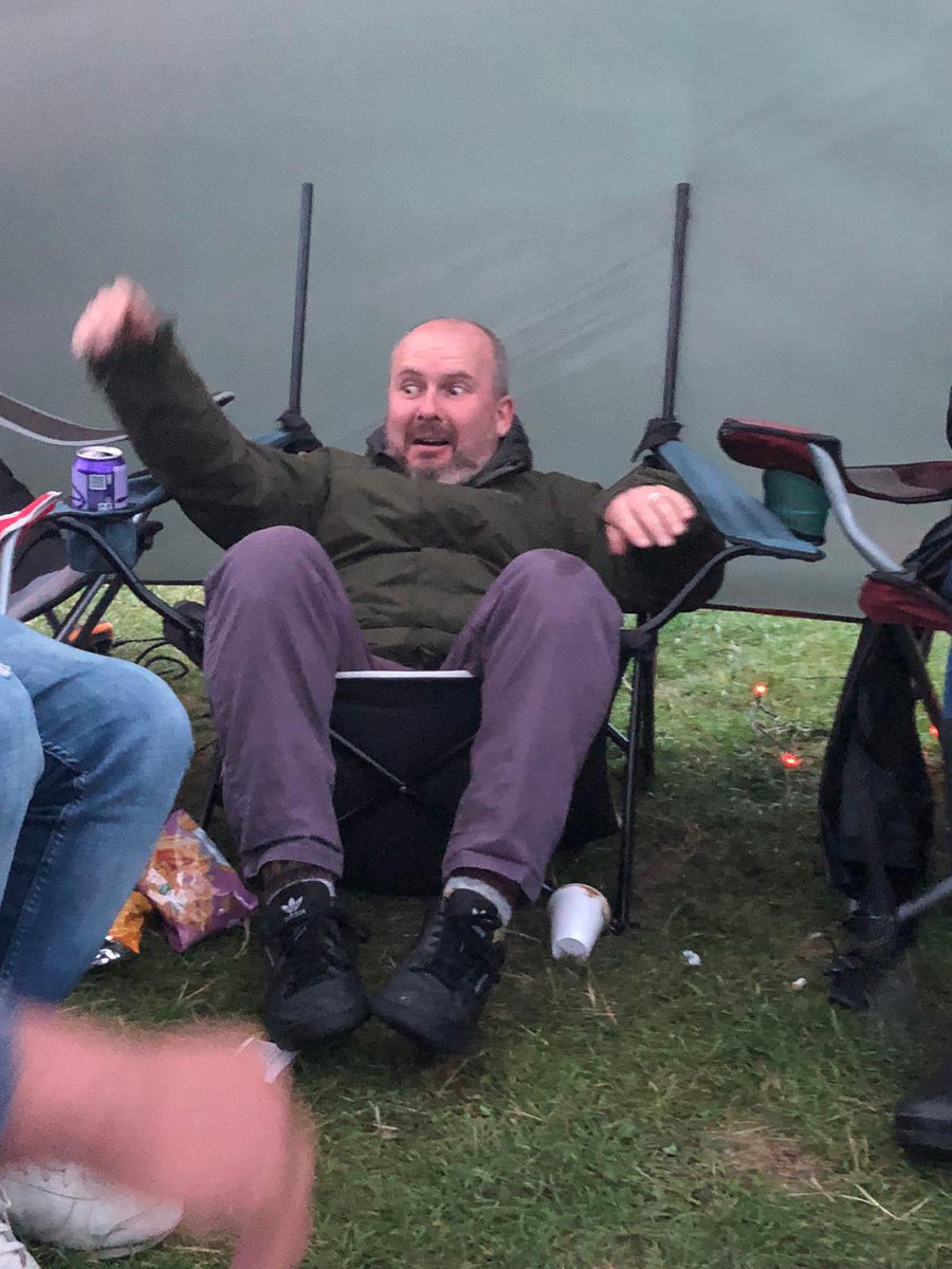 Let’s go camping in Wales this weekend, they said. It’ll be great, they said. Despite 45mph winds, sideways rain and my fat ass breaking my chair, I had an absolute blast!