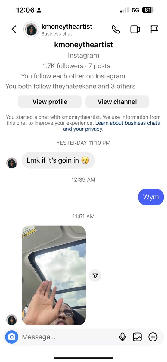 jalynnconceited's tweet image. This is literally the corniest thing a nigga could ever say to me