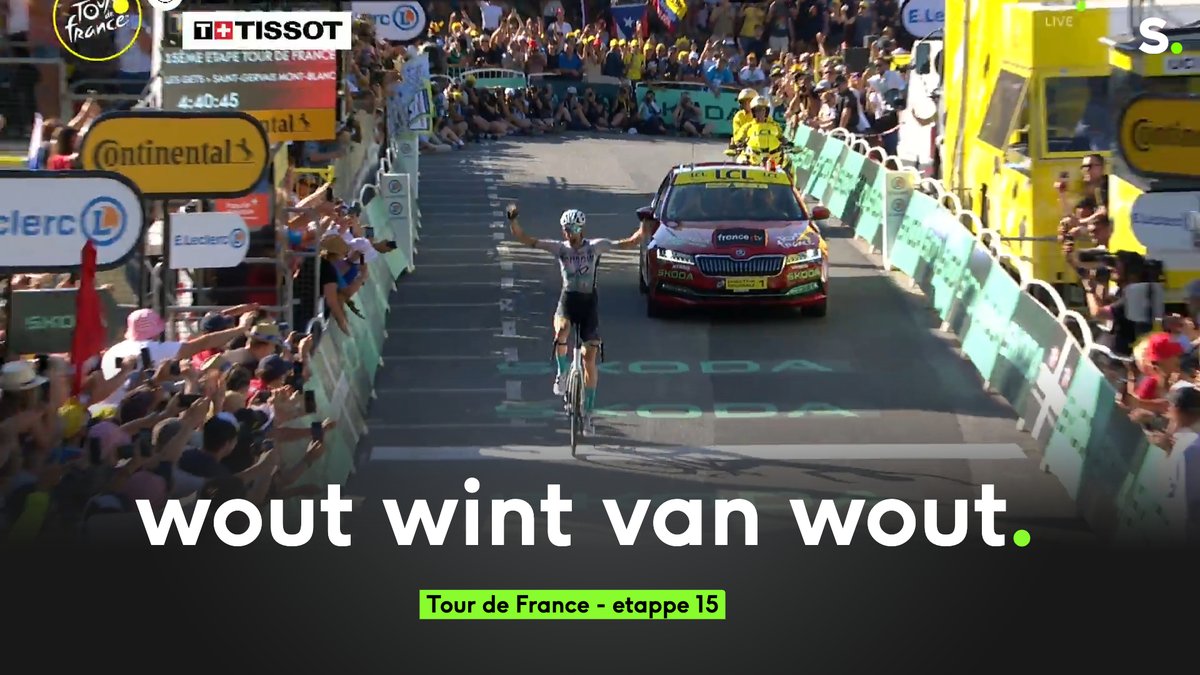 Wout Poels klopt Wout van Aert op de flanken van de Mont Blanc #TDF2023 

Het relaas van hun klimtocht leest u hier: sporza.be/nl/wedstrijden…