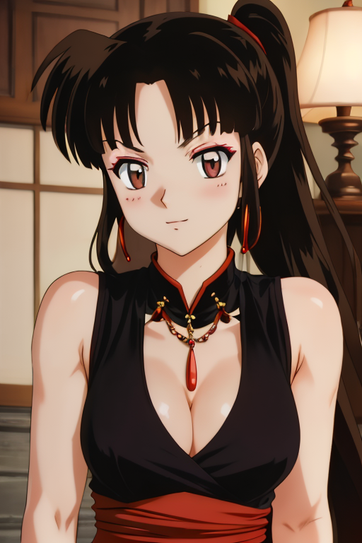 girlgenfriend's tweet photo. #戦国御伽草子犬夜叉 #inuyasha #Sango #AI https://t.co/niR70IrXLK