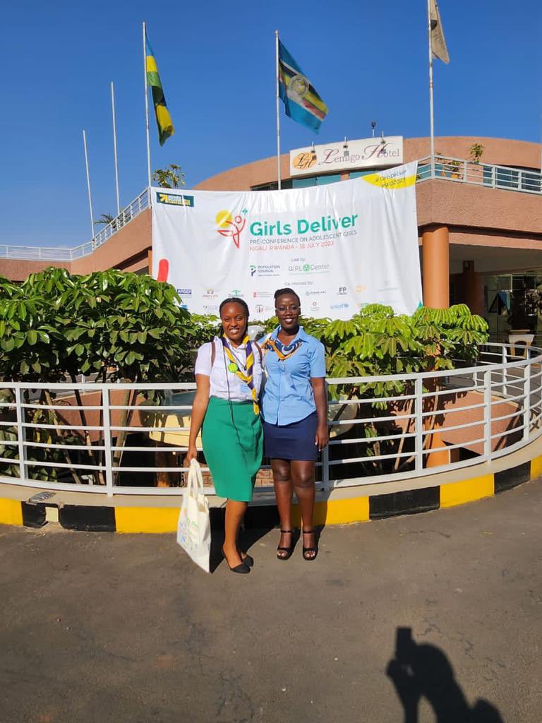 guidesrwanda's tweet photo. Today,  Enorah, our young leader spoke during the #GirlsDeliver , a pre-conference of the #WomenDeliver2023 ! 

She shared programs done by @wagggsworld and @guidesrwanda on  Climate Change including the Girl-Led Action on Climate Change! https://t.co/uY3zMg6tjm