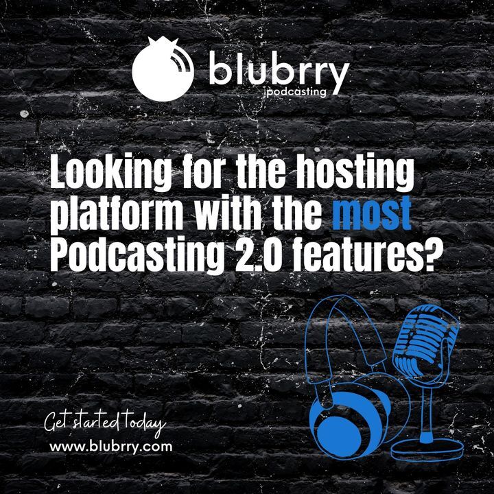 blubrry's tweet photo. We're proud to say we're at the top of the Podcasting 2.0 game -- it is the future of podcasting! We break it down for ya here: https://t.co/stXiiD6y7N
#podcasting20 #podcasting #launchapodcast #blubrry #hostedbyblubrry https://t.co/dLDNxlXLTl