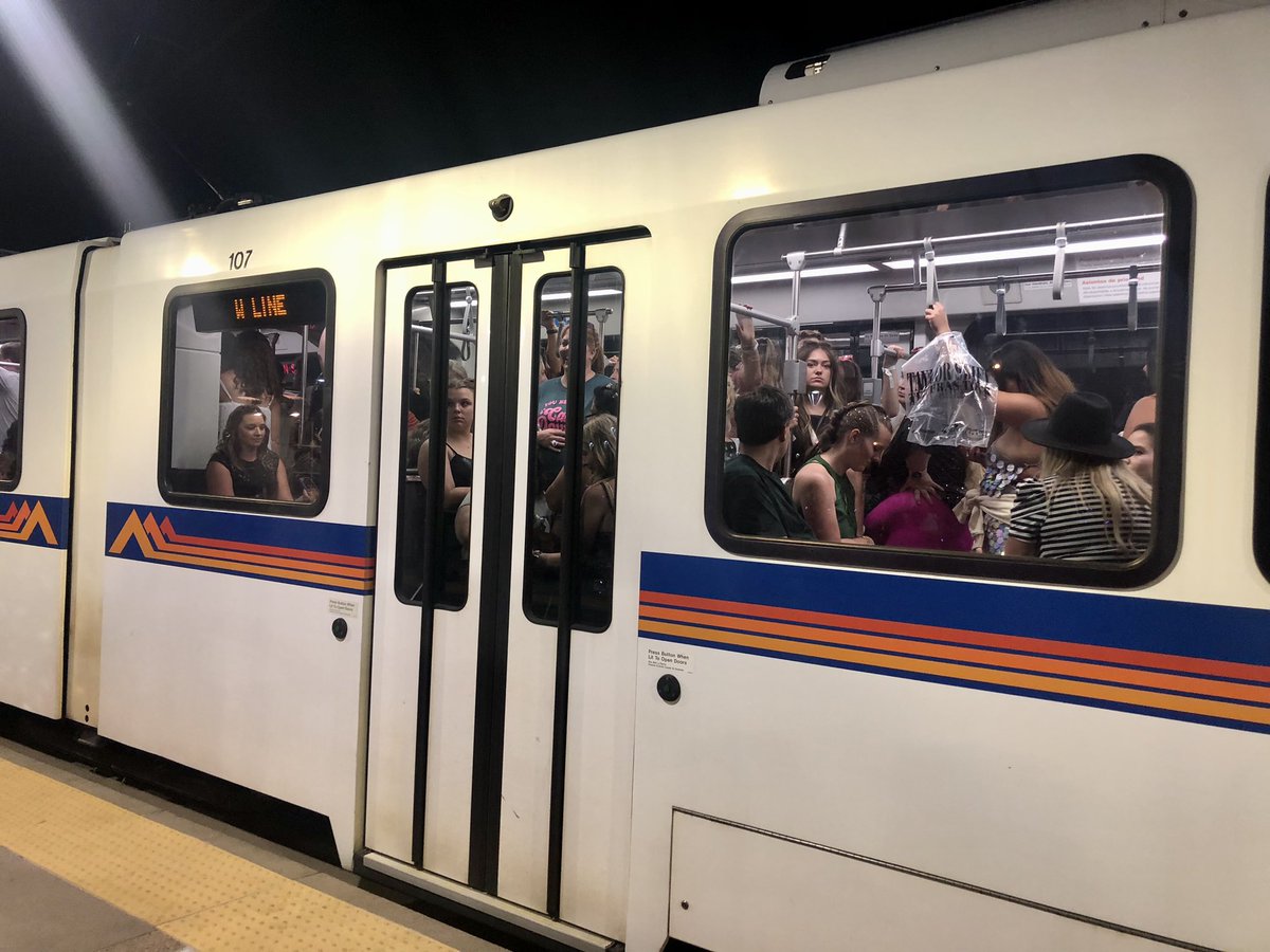 Empower Field Station after the end of the #TaylorSwift show; operation “get the #Swifties home” is in full effect.

All we wanted was for <a href="/RideRTD/">RTD</a> to take this one seriously and that they did. Senior staff were up late to see how it all went.

A great effort by all RTD staff! 👍