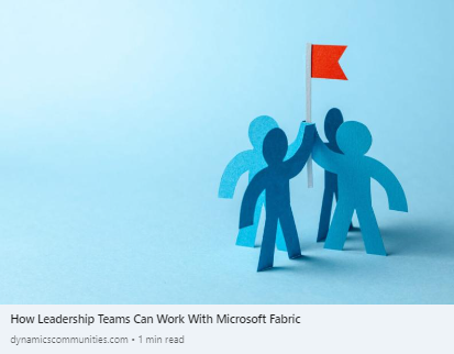 Are you trying to figure out #microsoftfabric and the best way to use it in your business?

#microsoftmvp & UG expert, Pablo Moreno has you covered as he defines the role that #leadership teams play within the #Microsoft #Fabric ecosystem.

https://t.co/I1aoDz6Bmq

#mvpbuzz https://t.co/OZMDmitHw7