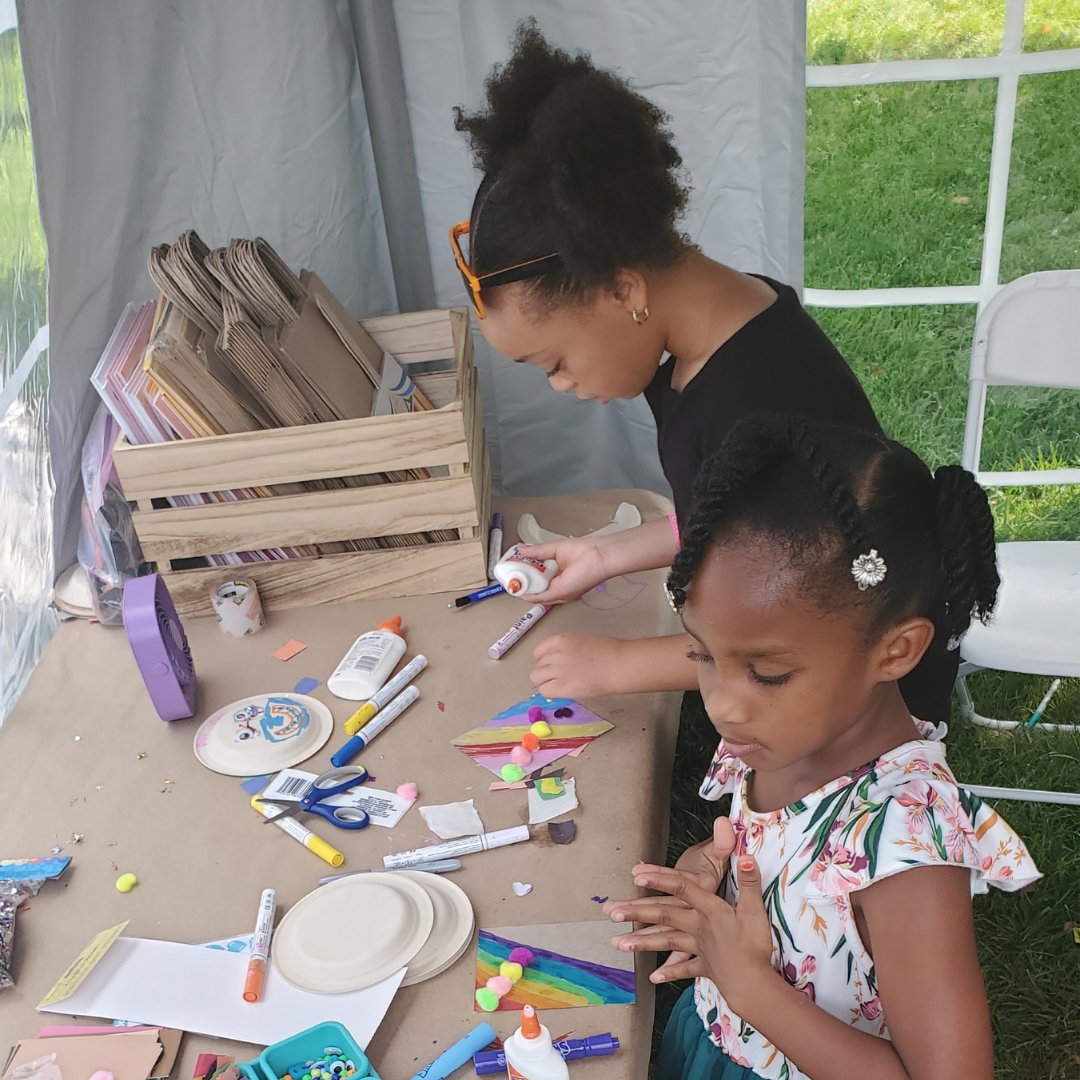 We're seeing so much creativity from our younger visitors in the booths and our activity stations! Keep it up, everyone! #ColumbusBookFestival