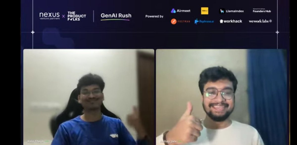 ViNay37bv's tweet image. Just wrapped up an amazing session on #llamada_index organized by the incredible team at  @TheProductfolks  So grateful for the insightful discussions from @ravithejads  
#GenAI
#LearnWithTPF