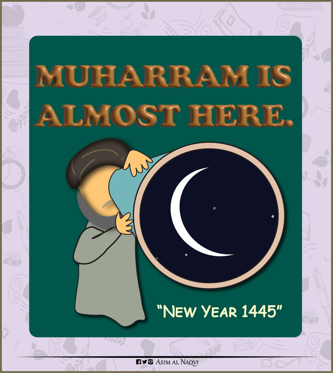 The Islamic New Year is the first day of the first month of the Islamic calendar, which is called Muharram.
#muharramreminder #muslimahart #muharram1445 #muharram #azadari #gratefulheart #muslimillustrators #frenchmuslims #revertmuslim #converts #thanksallah #muslimillustrator