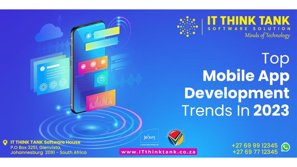 itthinktankSa's tweet image. "Top Mobile App Development Trends In 2023"
𝐈𝐓 𝐓𝐡𝐢𝐧𝐤 𝐓𝐚𝐧𝐤
itthinktank.co.za
Call/Whatsapp:
+27 69 991 2345
+27 69 771 2345
FOLLOW US ON TIKTOK:
vm.tiktok.com/ZM2hXaHGw/
#CustomMobileApps #appdevelopment #mobileappsolutions #AppInnovation #itthinktank