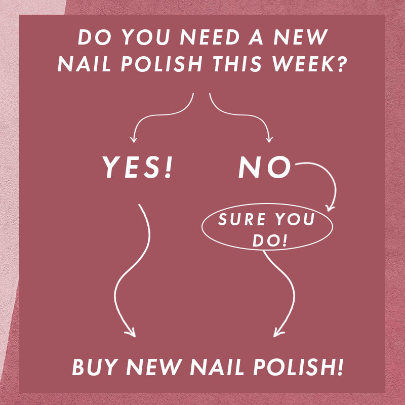 lookfabfeelfab's tweet photo. Yay 👍🏻 or Nay 👎🏻 ?
Tag a friend that agrees.

Fancy a new colour? 🤔💅
👉 https://t.co/qXU769iU7A
#NailAddiction #NailLife #Nails https://t.co/AYRGHwCEvy