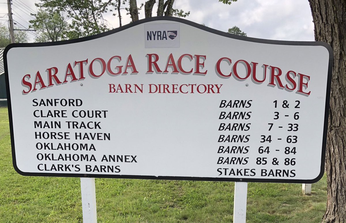 DarwinVizcaya_'s tweet photo. #Saratoga @TheNYRA 
Las carreras 3 y 6 están 
fuera de la pista de grama.  
y se correrán en una milla en la pista principal. Actualmente, la carrera 9 permanece en la grama por ahora. 
#Nyraenespañol @NYRABets https://t.co/5a41TXutBZ
