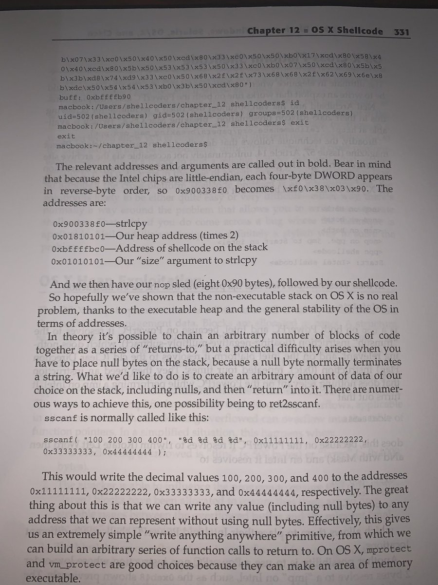 xenjin450's tweet image. Exploit Development Book 📚💥💀🔐

#exploit #exploitation #reversengineering #coding #programming #macosx #linux #windows #solaris #system #insta #instagram #book #bookcommunity #learningprogress #teaching #learningisfun #education #contentcreator #hacking #hacker
