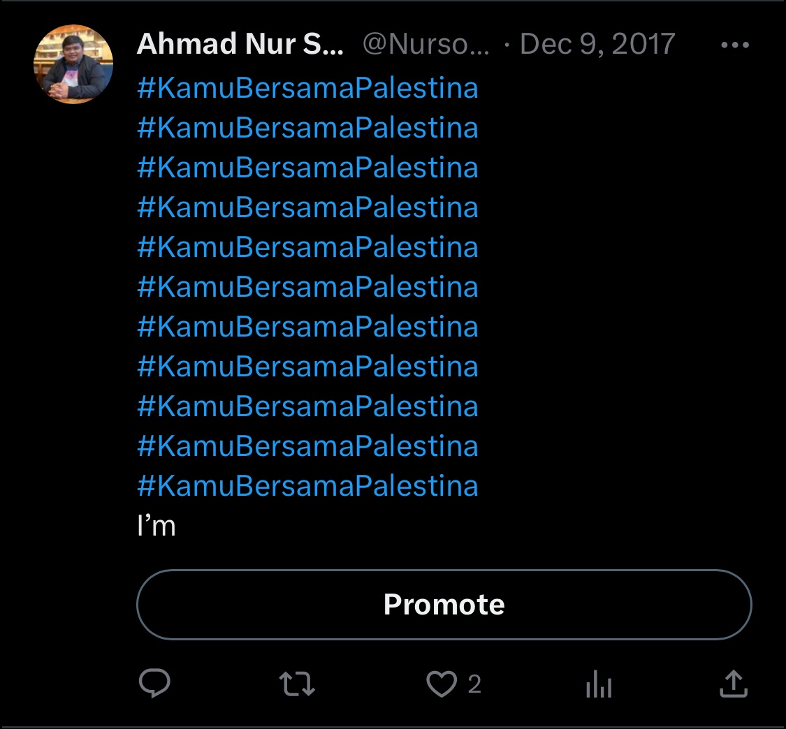 Terakhir twit #9desember2017 yang lalu. Sekarang kita coba aktif lagi.