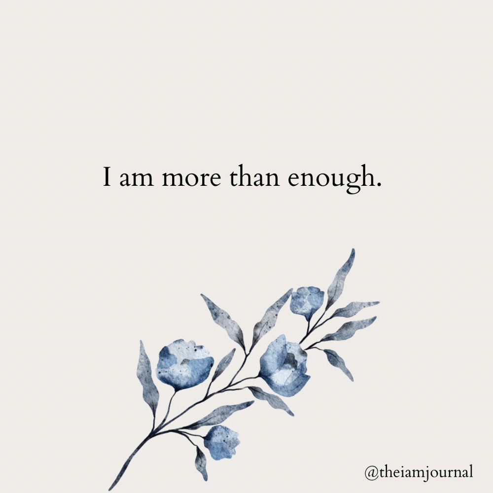 CTaylorRealtor's tweet photo. I am more than enough.

I am lovable just the way I am.

I am beautiful just the way I am.

I am worthy of having loving relationships just the way I am... https://t.co/2uF33QjV7H