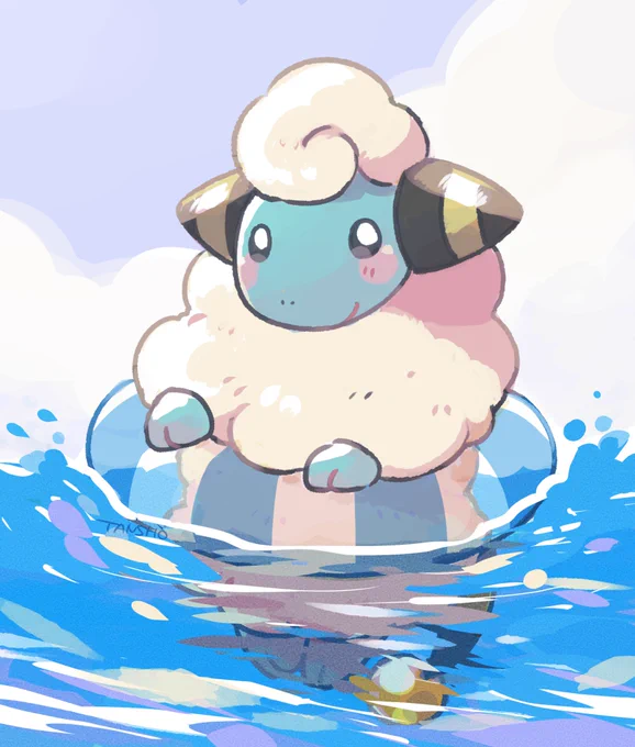 夏でももふもふ!!夏メリープ