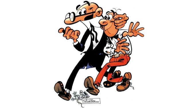 "[...]  I a les dotze han arribat la fada bona i Ventafocs
En Tom i Jerry, la bruixa Calixta, Bambi i Moby Dick
I l'emperadriu Sissi
I Mortadelo, i Filemón, i Guillem Brown, i Guillem Tell
La Caputxeta Vermelleta, el Llop Ferotge, i el Caganer
En Cocoliso i en Popeye..."