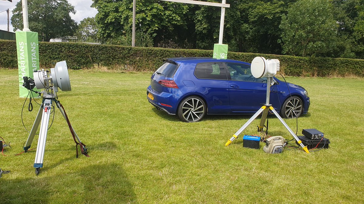 g1dfl_pete's tweet image. Great to finally meet Josh M0JMO/P and give him his first #24GHz QSO at the Reading Radio Rally. No UK distance record was broken, but it was as always, fun! Looking forward to working a lot more of these #Wavelab units on the band. #GHz_Bands #GolfR
