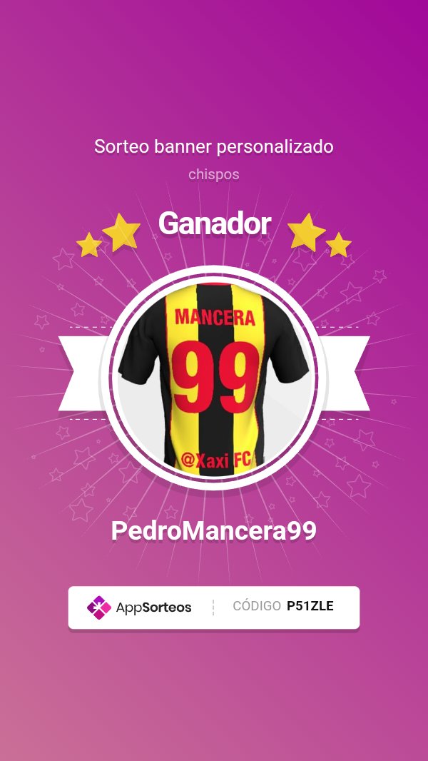 Ya tenemos ganador del sorteo del banner entre todos los que Rt el otro dia y el ganador es <a href="/PedroMancera99/">Pedromancera99</a>