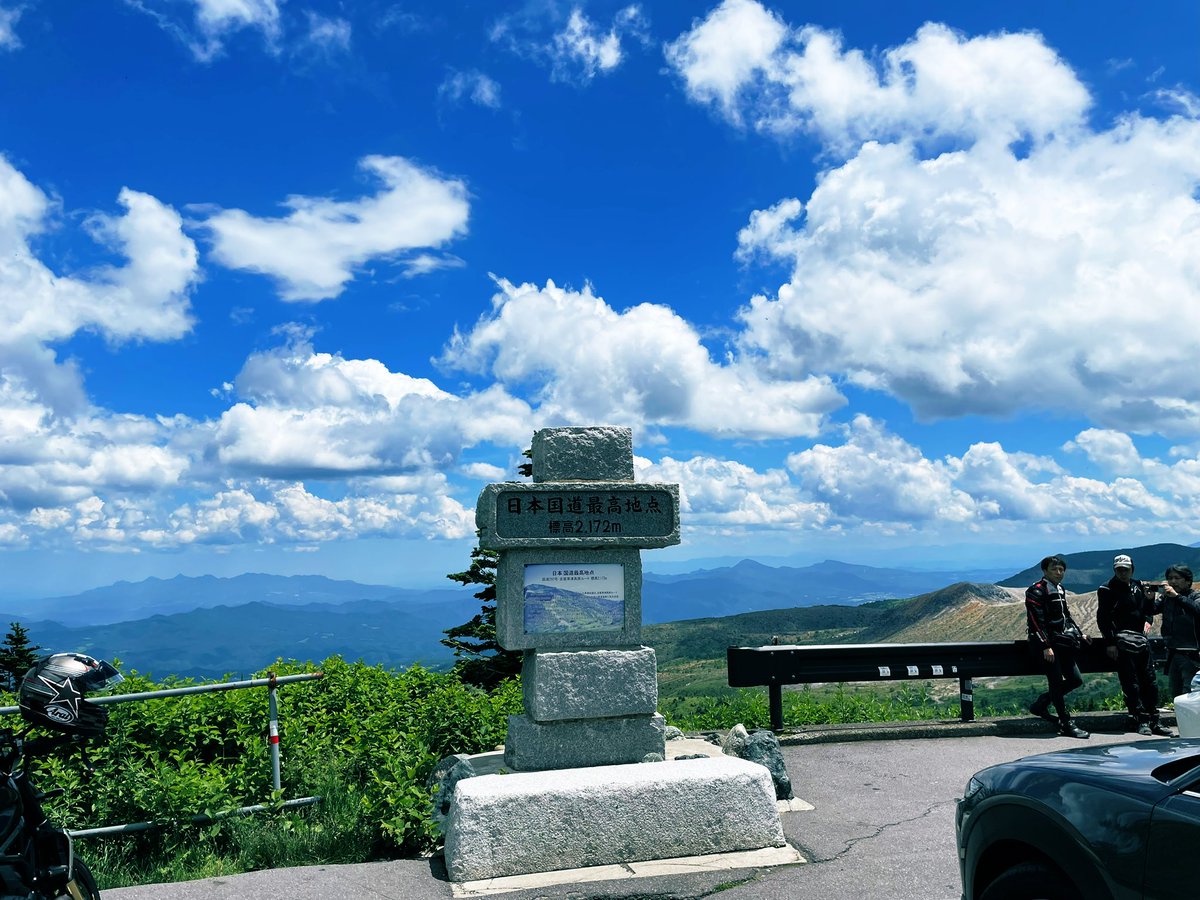 timutimu0105's tweet photo. 今日のルート！
行けるとこまで遠くにって感じで、渋峠行ってみました！
昼間は走っても熱風しか感じなくて死にかけたけど、天気は最高の1日でした！
#バイク
#ツーリング
#渋峠 https://t.co/kfBp4fEyNs