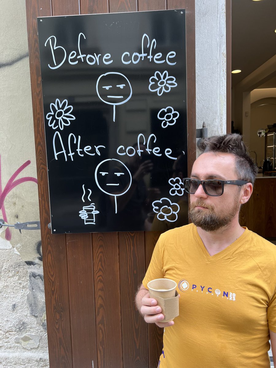 hynek's tweet image. testing coffee claims with @llanga  #EuroPython