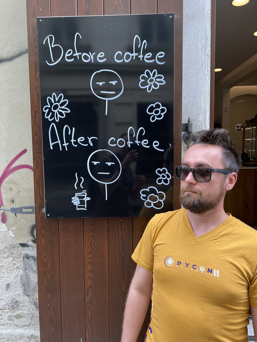 hynek's tweet image. testing coffee claims with @llanga  #EuroPython