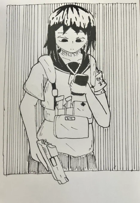 ミリタリーと女の子としょーもない絵を描きます!  #三連休はフォロワーさんが増えるらしい