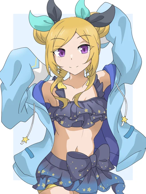 パンちゃん(水着) #モンスト #キュビスタ