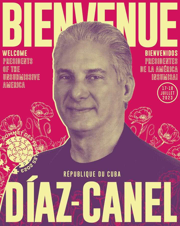 Nuestro presidente @DiazCanelB ya se encuentra en Bruselas, Bélgica para participar en la #CumbreCelacUE y #CumbreDeLosPueblos2023.

La voz de #Cuba sigue escuchandose para aquellos que pretenden callarnos.

#LaVerdadEsNuestraBandera
#Redbeldes