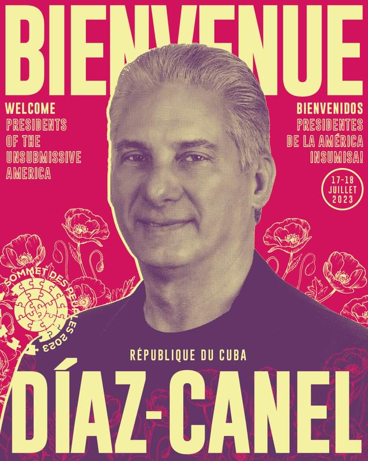 Nuestro presidente <a href="/DiazCanelB/">Miguel Díaz-Canel Bermúdez</a> ya se encuentra en Bruselas, Bélgica para participar en la #CumbreCelacUE y #CumbreDeLosPueblos2023.

La voz de #Cuba sigue escuchandose para aquellos que pretenden callarnos.

#LaVerdadEsNuestraBandera
#Redbeldes