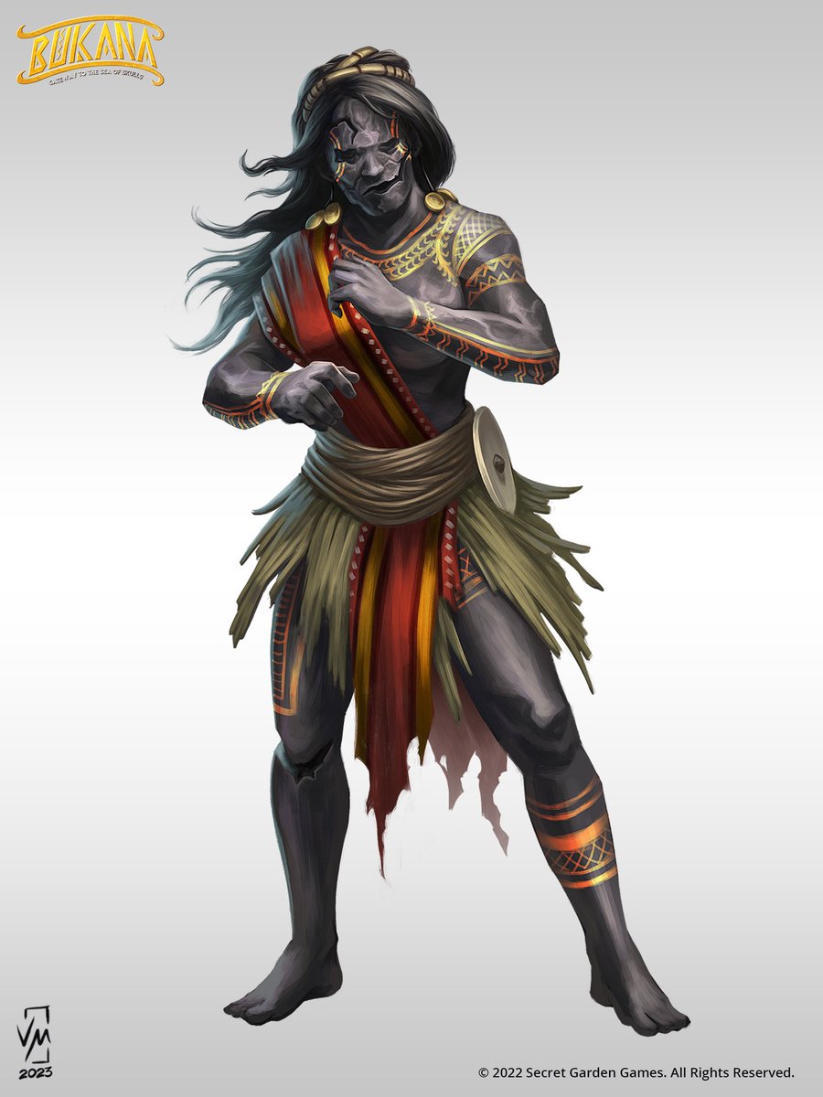 vonmilano's tweet image. Another commission done  for Bukana: Gateway to the Sea of Skull, a D&amp;amp;D 5E supplement book based on Philippine Mythology creatures.

Here is my take on the book's Anitu.

artstation.com/artwork/BX6Bkm