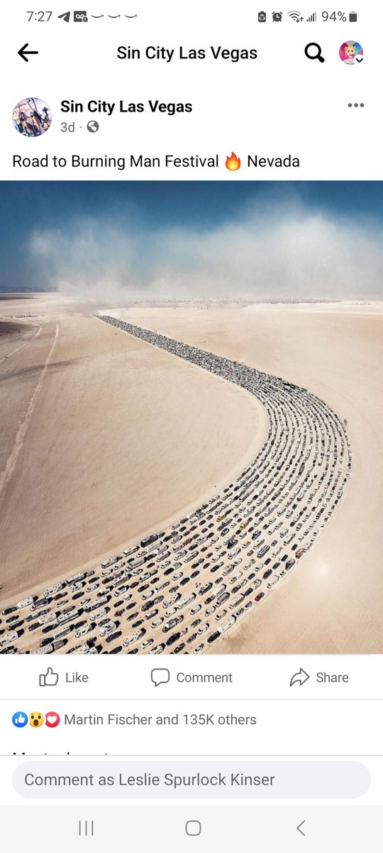 Wow, I just thought I wanted to go to Burning Man. Rethinking that decision lol! That's a lot of cars!