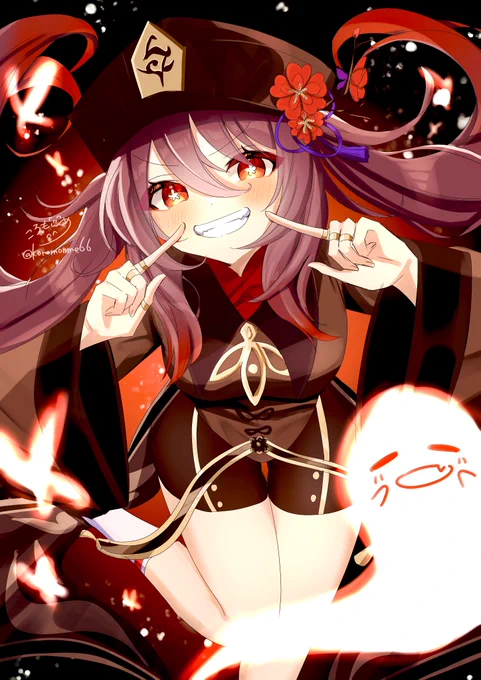 原神キャラのリクエスト!! 胡桃ちゃん!!
