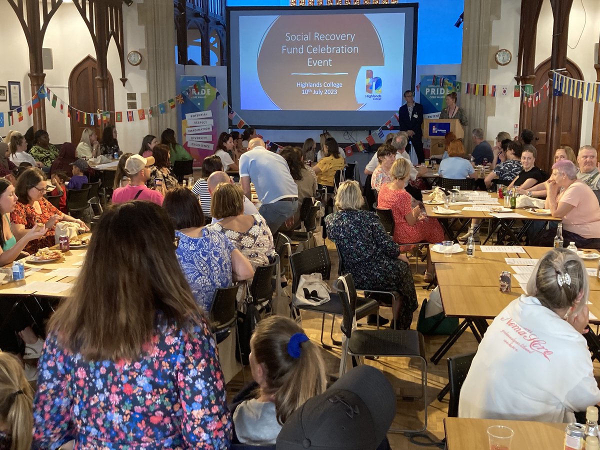 @Highlands_JSY recently held an event to celebrate the success of their GoJ funded social recovery classes. The maths, English and ESOL classes were offered free of charge and were designed to support lifelong learning within the community, as a part of the Covid Recovery Fund.
