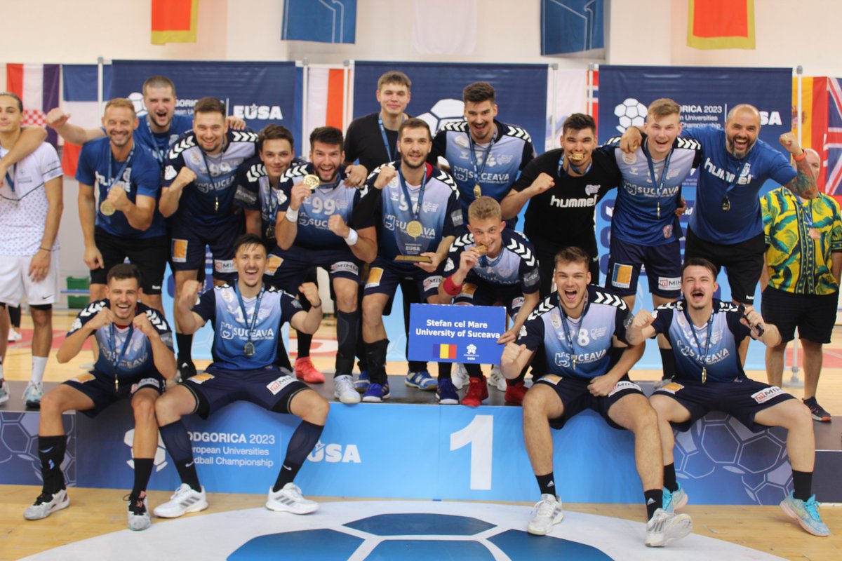 EUSAHandball's tweet photo. Champions https://t.co/DBpqzzrMaN