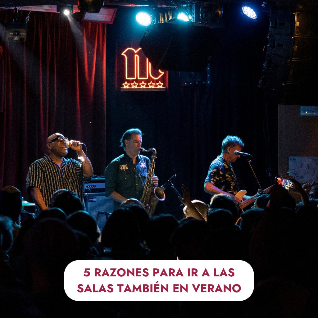 ❄️🚰🍻1 – Evita las altas temperaturas y disfruta del concierto cómodamente 
🕺🤝🎸2 – Cercanía entre el público y los artistas 
💶🫰🤑3 – Precios para todos los públicos 
📍🚶‍♀️🚇4 – Ubicaciones accesibles 
💃🎺🥁5 – Oferta musical variada, para todos los gustos
#salasdeconciertos