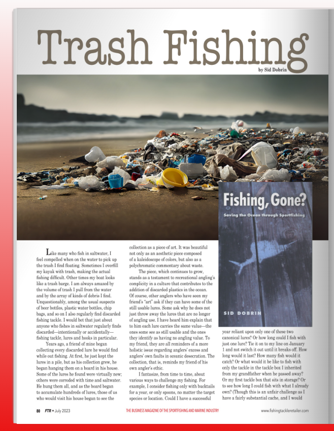 Be sure to check out the July issue of Fishing Tackle Retailer for an excerpt from my last book!
fliphtml5.com/bookcase/hsbzi
p. 80