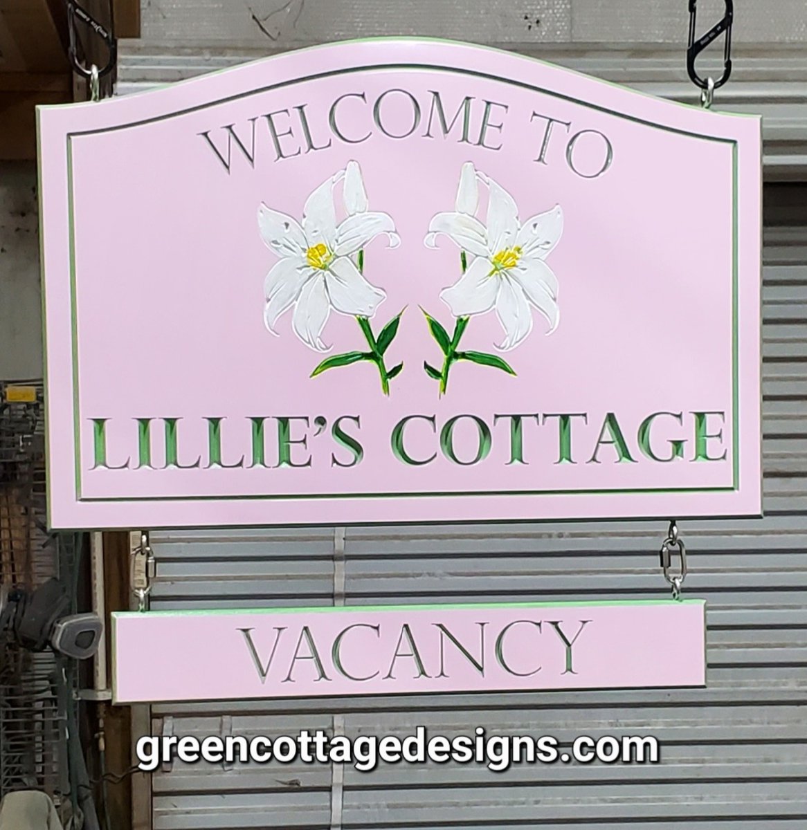 cottage_green's tweet photo. Airbnb Vrbo Vacancy Rental House Cottage Signs by https://t.co/mxWEx0l0jL Hanging PVC Custom Signs Made in the USA! Renderings Provided #CottageSign #airbnb #vrbo #vacationrentalhouse #greencottagedesigns https://t.co/r2Ix7aatMF