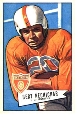 Happy Birthday to the late Bert Rechichar, out of Belle Vernon, Pennsylvania & @Vol_Football Helped @Vol_Baseball to the 1951 College World Series; 2X @NFL Champion, 3X Pro Bowl; While playing for the @Colts in 1953, he kicked a 56 yard field goal, setting an @NFL record that… https://t.co/Z9AEteVQve https://t.co/hhvpWtb6MA