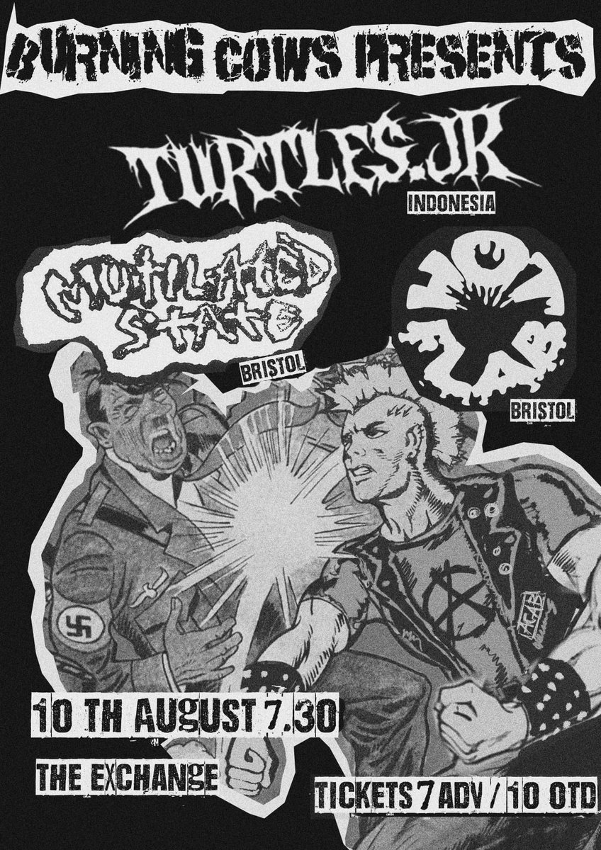 boodturtles's tweet photo. Bristol see ya again with us on august 🤘🇬🇧 https://t.co/rvxBhTpBBy