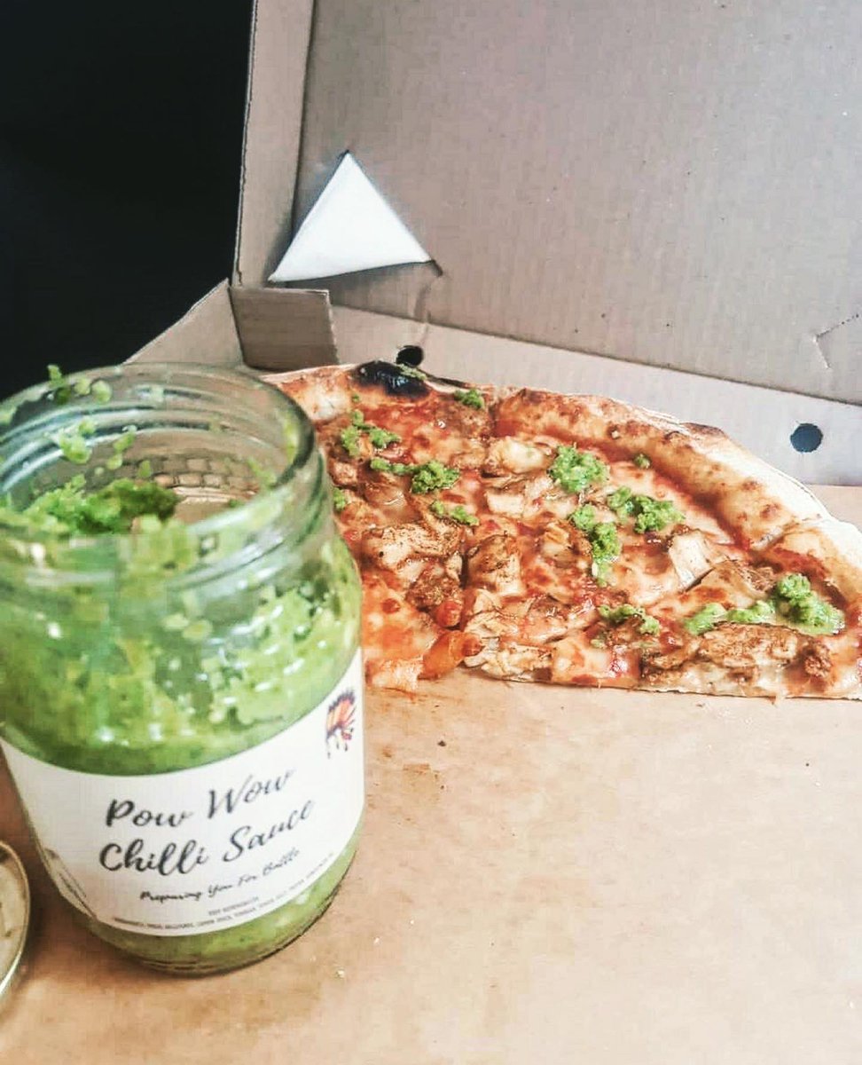 JoanneOlivier's tweet photo. Love it when people appreciate the pow wow chilli sauce. It really is good ….if I say so myself -        #takingorders . https://t.co/UQ6XnvBPZZ