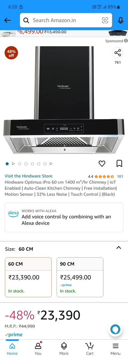 funny_candle's tweet image. At 10 am, price is ₹14,990
At 2pm, price is ₹19,990
At 6pm, price is ₹23,390
How is this possible @amazonIN ?
#AmazonPrimeDay #AmazonPrimeDaySale
#Amazonprimed