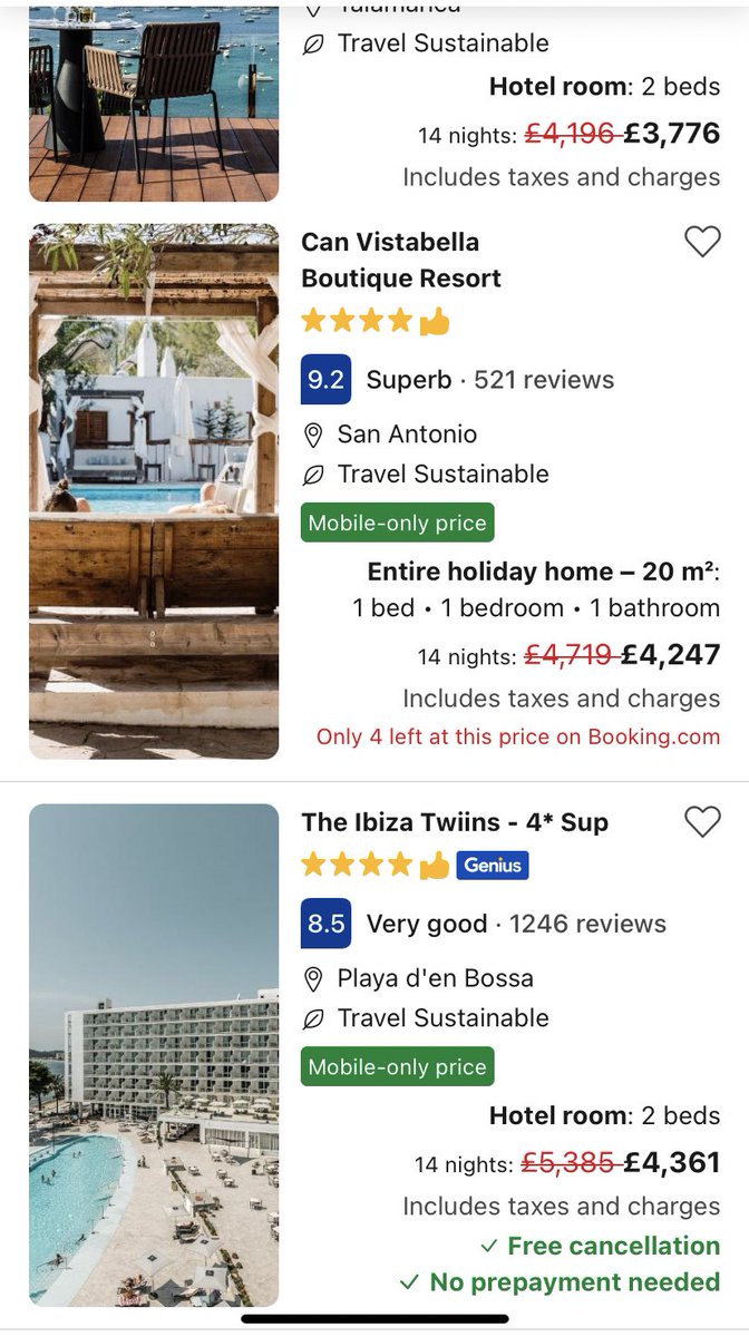 emmargreenham's tweet photo. If all the influencers and TikTok girlypops could stop making Ibiza content and making the prices rocket because we get married next year and this is insane please and thankyou x https://t.co/d1JO4xv9hJ