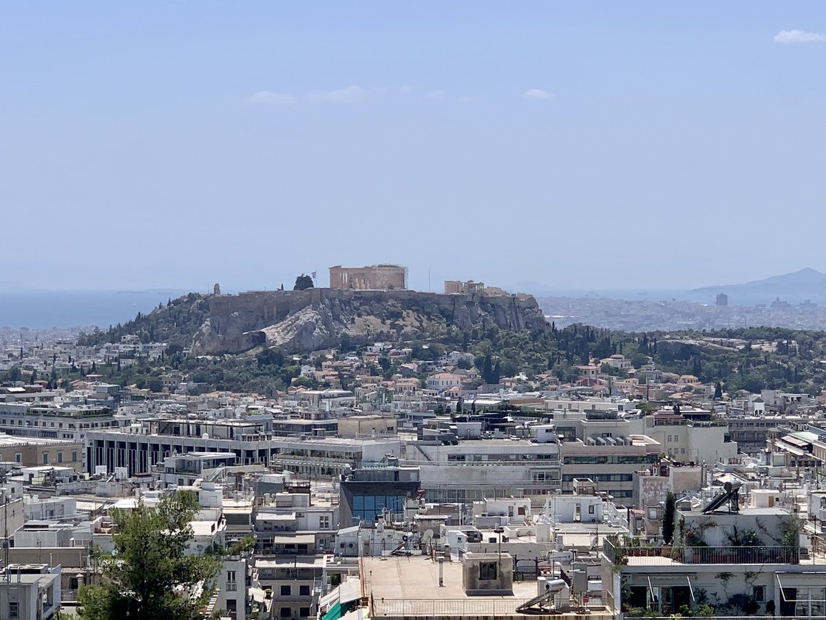 sara_le_roux's tweet photo. Not a shabby view from my room balcony! #WhenInAthens https://t.co/sQV5YYGJEC
