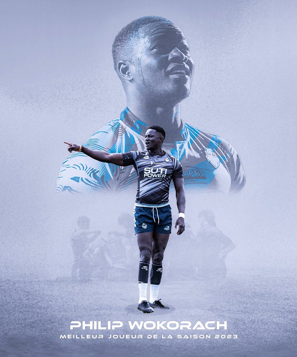 Wonder7srugby's tweet photo. 𝗧𝗵𝗲 𝗯𝗲𝘀𝘁 𝗽𝗹𝗮𝘆𝗲𝗿 𝗼𝗳 𝘀𝗲𝗮𝘀𝗼𝗻 𝗶𝘀 … @philip_wokorach 👏

🎯 3 tournois
🎯 14 matchs
🎯 25 essais / 173 points 
🎯 Ratio 12.4 par match https://t.co/w42Um76O1f