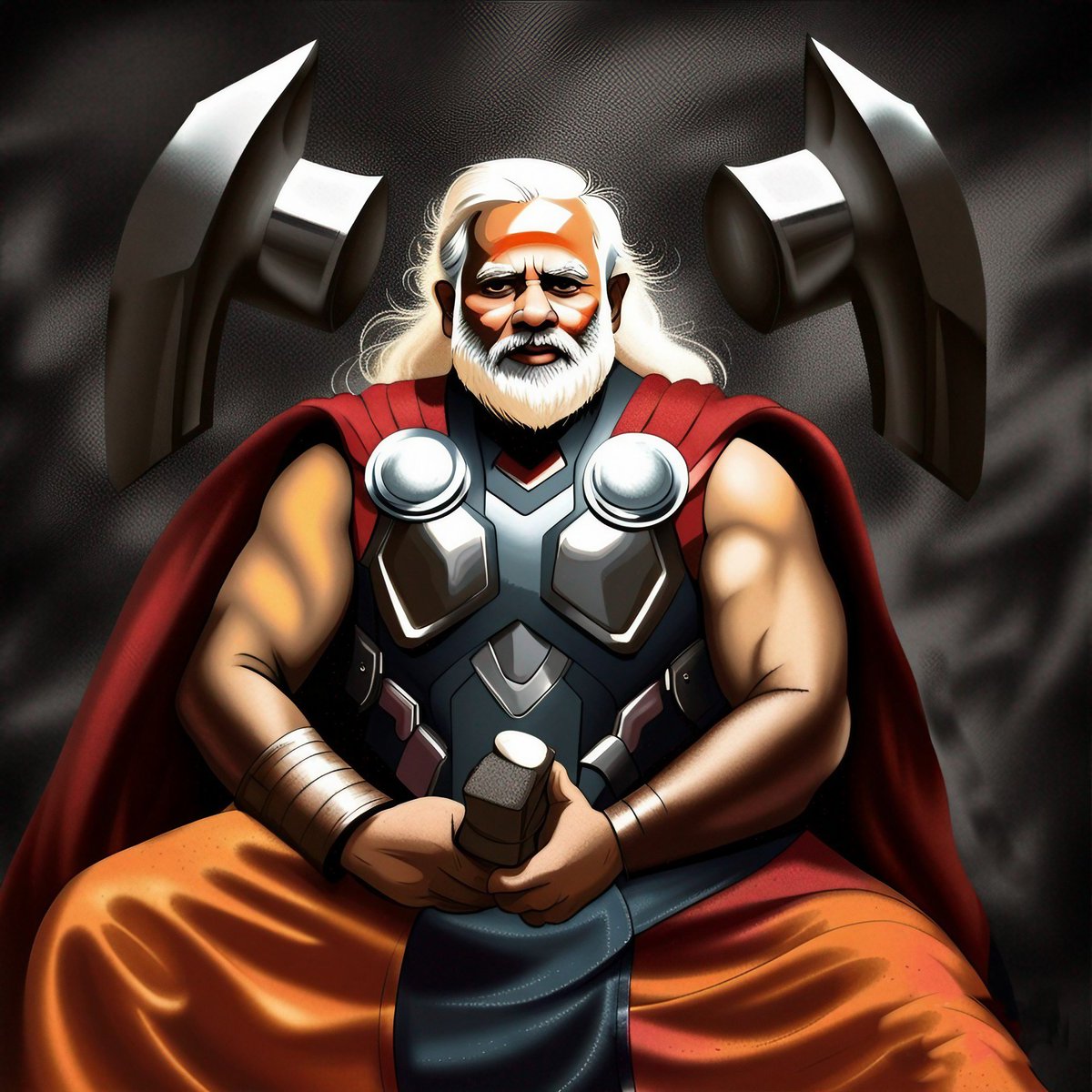 I thought what if Respected @narendramodi was #Thor ..
So I asked AI and here's the result...
#AIArtwork @BJP4India https://t.co/NZi1wdtmsq