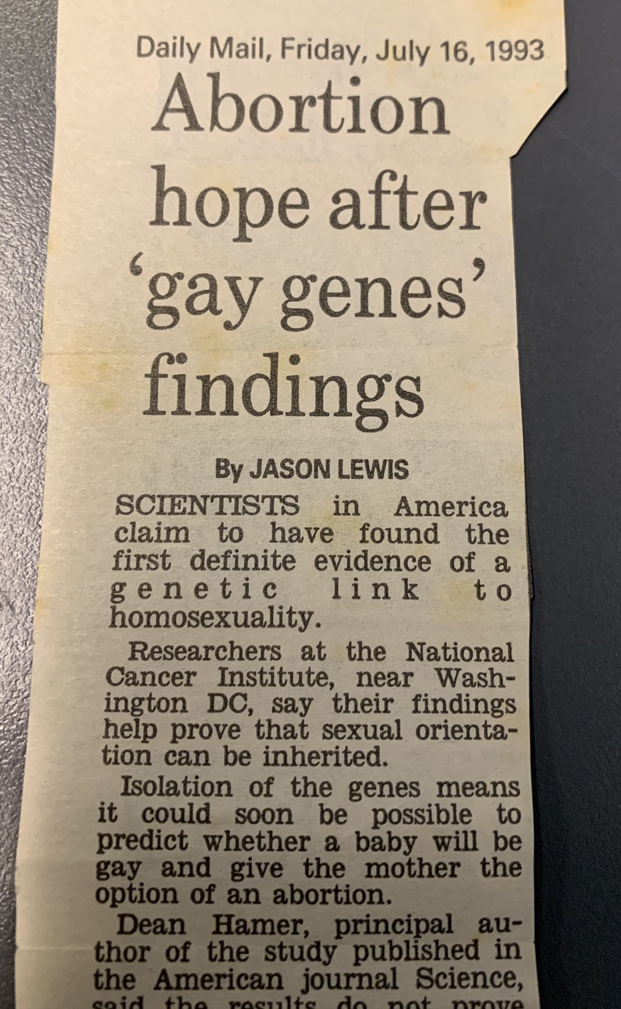 From genes to hope