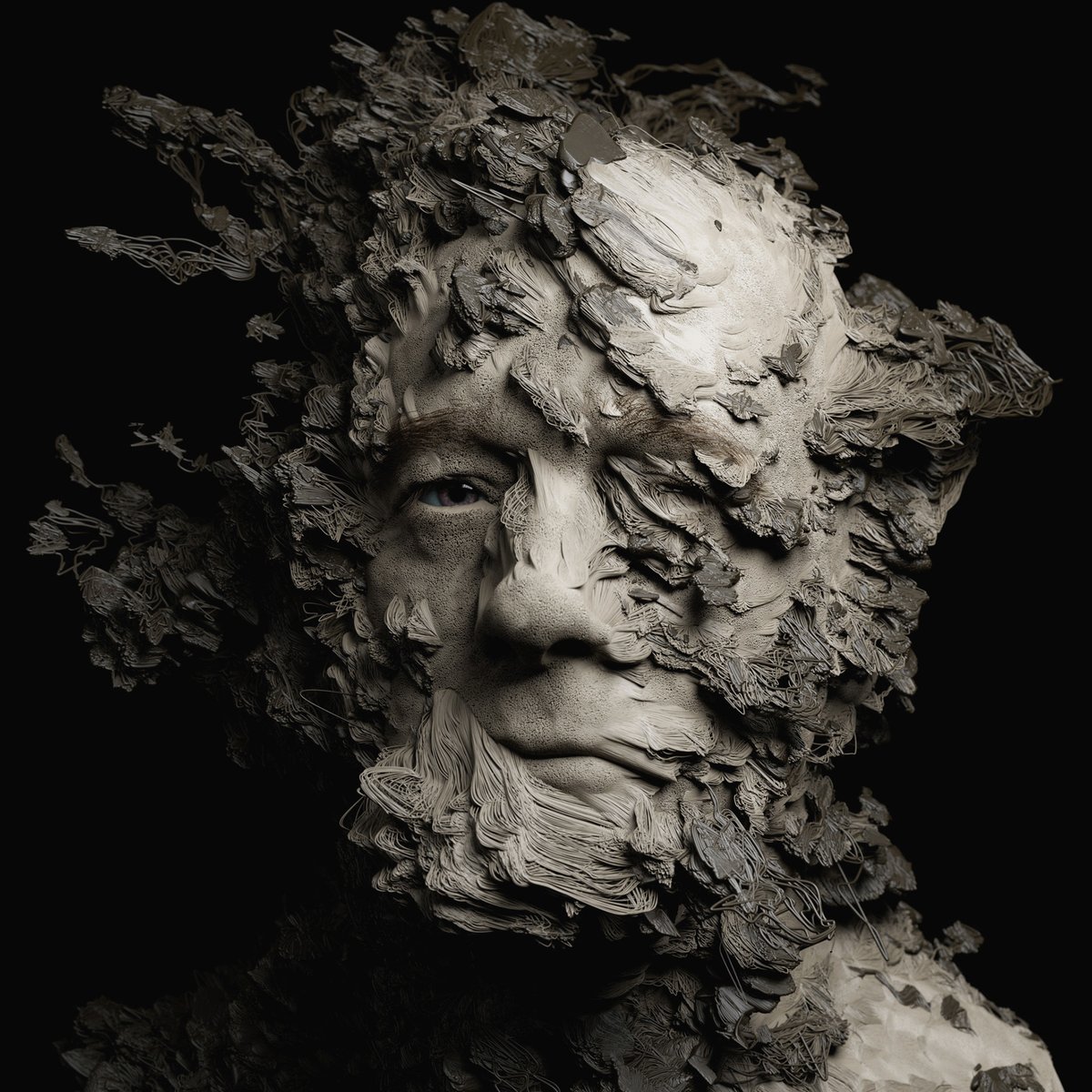 Behance's tweet photo. From @LeeGriggs' series Bifrost Portraits — see more surreal portraits and 3D art by Lee on #Behance > https://t.co/7o1iJy2of0 https://t.co/0IU50qnC5e