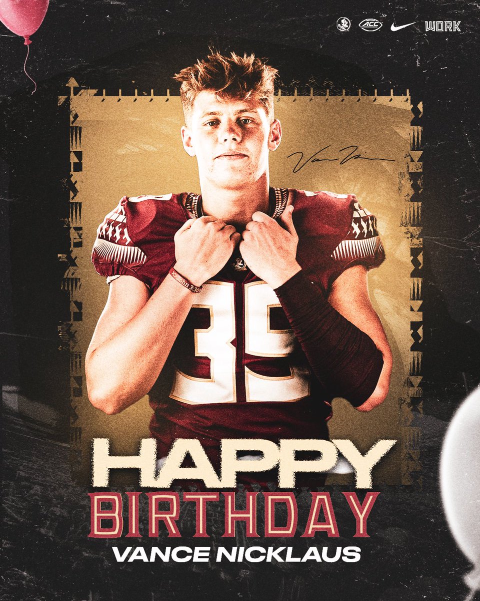 Happy birthday, Vance! #NoleFamily