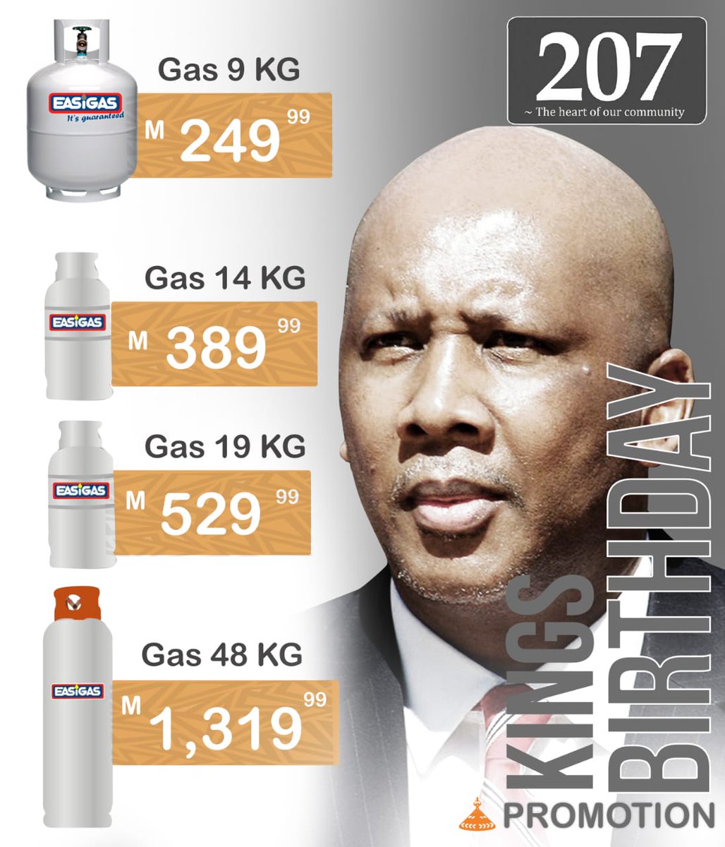 207_Retail's tweet photo. KING'S BIRTHDAY PROMOTION:
15 - 20 JULY 2023

Lipehelo liteng.

~ 207 The heart of our community
#207retail #shop207 #buylocal #Lstwitter https://t.co/66eYQBJ7aE