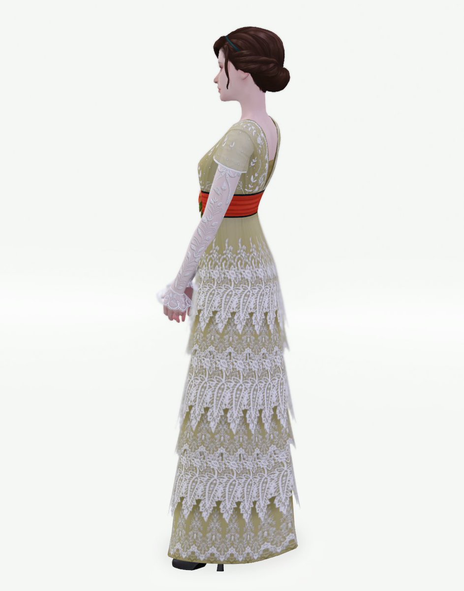 WIP
Rose's lunch dress from 'Titanic (1997)'

#TheSims4 
#Titanic