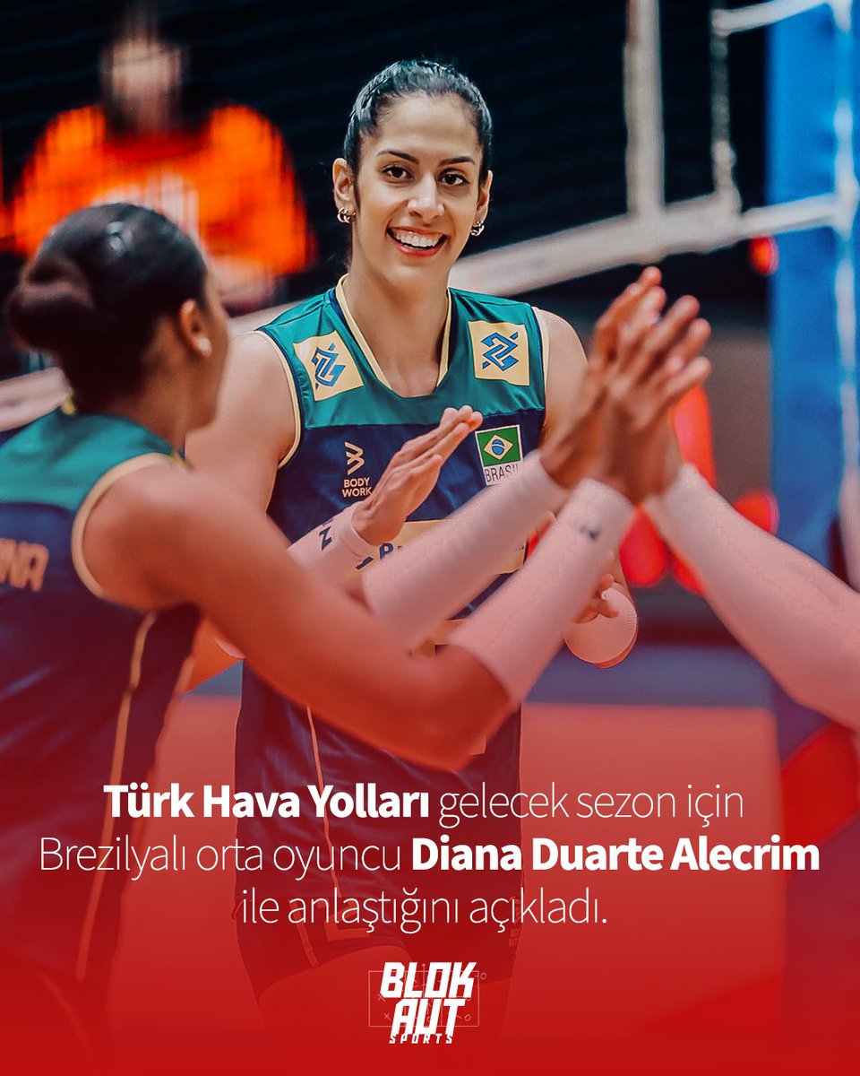 TRANSFER | Türk Hava Yolları, gelecek sezon için Brezilyalı orta oyuncu Diana Duarte Alecrim ile anlaştığını açıkladı.